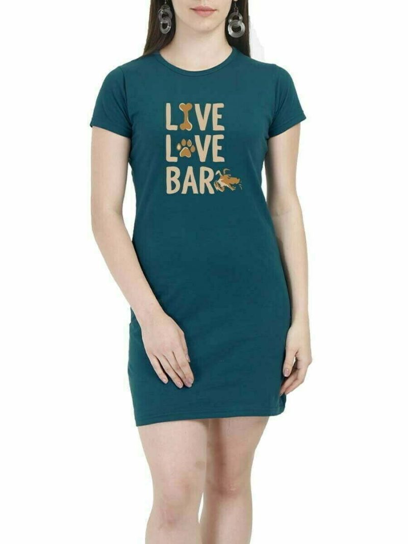 Live Love Bark Petrol T-Shirt